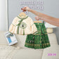 Robe pour fille, style national, ensemble deux pièces pour enfant, jupe à tête de cheval