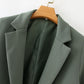Temperament Commuter One Button Suit Jacket Women