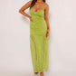 Sling Lace See-through Slim Sheath Dress