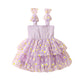 Flower Mesh Girls' Dress Suspenders