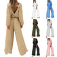 Combinaison pull dos nu à manches longues et couleur unie pour femme, style sport et loisirs, mode européenne et américaine