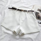 Short de costume slim taille haute polyvalent et tendance