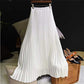 Solid Color High Waist Half-length Skirt Female Elastic Waist Chiffon Skirt