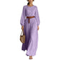 Elegant Long-sleeve Button-up Dressbestseller