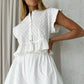 Summer Jacquard Short Sleeve Design Shirt Shorts Suit