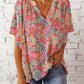 Fashionable New Printed Loose-fitting Women's Top