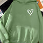Nouveau pull à capuche simple et basique avec impression 3D numérique « Love » pour hommes et femmes, motif planète