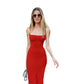 New Women's Summer Bare Back Tied Dress