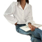 Vacation Button-up Long Sleeve Shirt Jacket