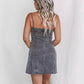 Robe bandeau sexy en denim extensible, coupe slim, vêtements pour femmes
