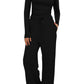Women's Suit Long Sleeve Solid Color Casual Suit