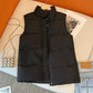 Gilet court en coton pour femme, style coréen, automne et hiver