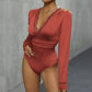 Women's Lace Stitching Solid Color Jumpsuit