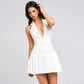European And American Fashionable Slim-fit V-neck Halter Dress Backless