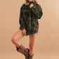 Women's Fashion Vintage Plush Lapel Long Sleeve Jacket Coat