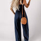 Sleeveless Tube Top Women's Commuting Wear Vest Jumpsuit Loose Wide Leg
