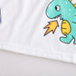 Summer Boys' Denim Short-sleeved Overalls Suit
