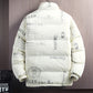Lovers Loose Printed Warm Cotton Jacket