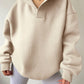 Women's Solid Color Hoodies Long Sleeve Hooded Solid Color Loose Sweater