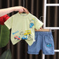 Cool Handsome Clothes Baby Handsome Stylish Two-piece Suit