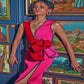 Women's Clothing Slim Fit Patchwork Casual Irregular Dress