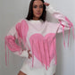 Women's Round Neck Fashion Pullover Top Sweater