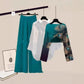Plus Size Women's Casual Hooded Sportswear Two-piece Suit