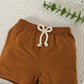 Children's Fashion Sleeveless Letter Vest Shorts Two-piece Set