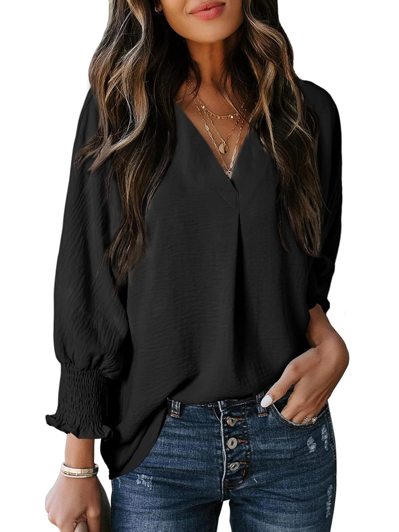Women's Fashion Casual Loose Shirt Top