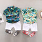 Ensemble chemise et short d'été à manches courtes pour garçon