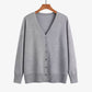 Autumn And Winter New V-neck Knitwear Long-sleeved Cardigan