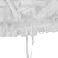One Word Neck Short Lace Top Women Loose