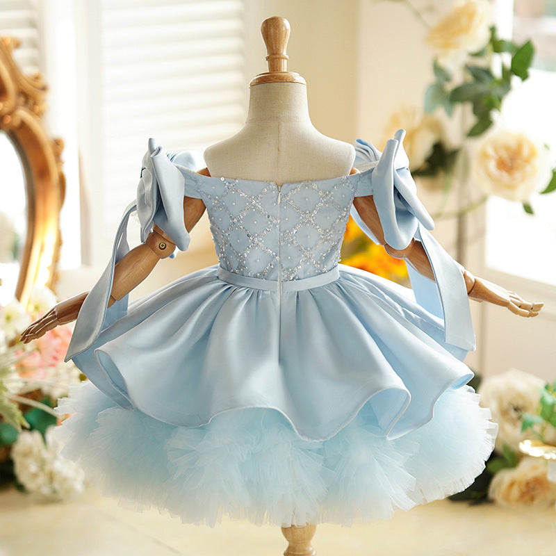 Princess Dress Birthday Party Piano Performance Costume