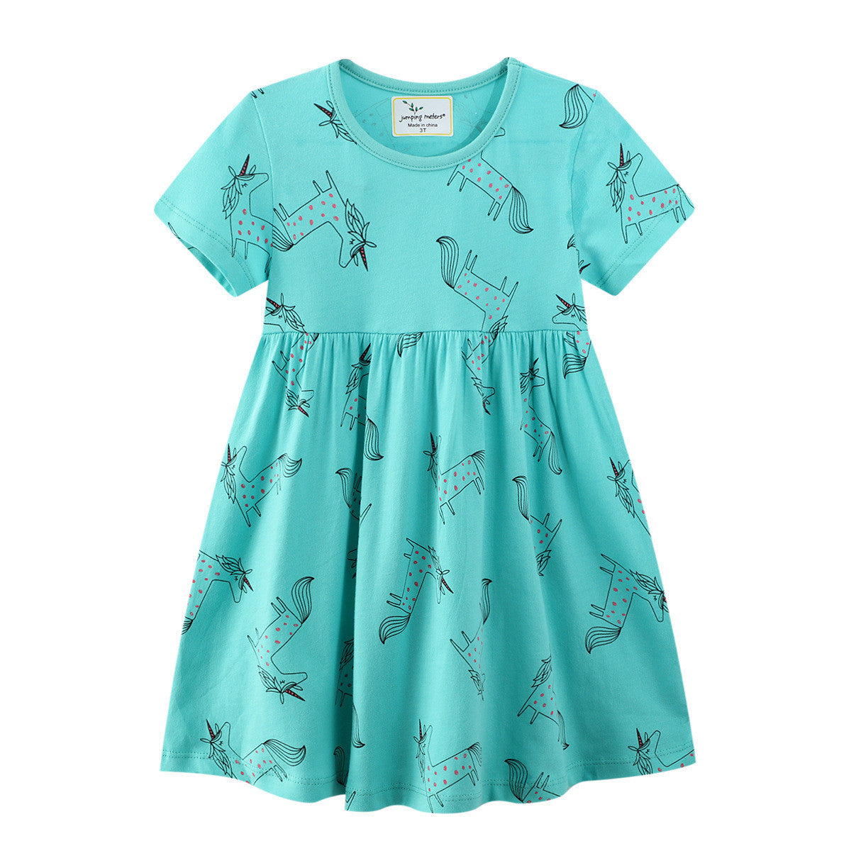 Robe à manches courtes style western pour fille