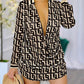 Women's Fashion V-neck Long Sleeve Top Commuter Shirt
