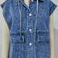 Loose Leopard Print Printed Waistcoat Vest Top