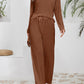 Autumn And Winter New Knitted Jacquard Long Comfort And Casual Loose Outfit