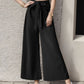 European And American Trousers Lace Up Commute Style High Waist