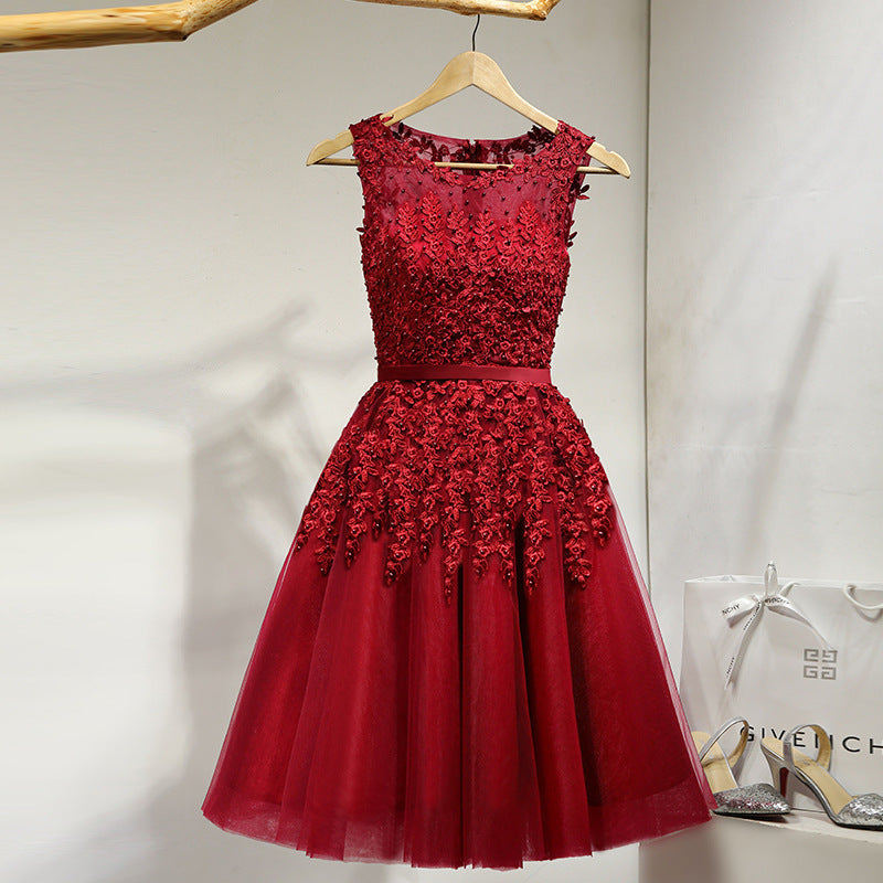Robe de cocktail, de fiançailles, de banquet, d'anniversaire
