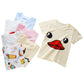 Cool School Bus Cartoon Cotton T Shirt Kids Unisex