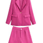 Women's Fashionable Suit Shorts Set