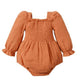 Children's Double-sided Wrinkle Three-color Romper Suit
