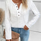 Summer Solid Color Long Sleeve Hollowed Leisure Shirt