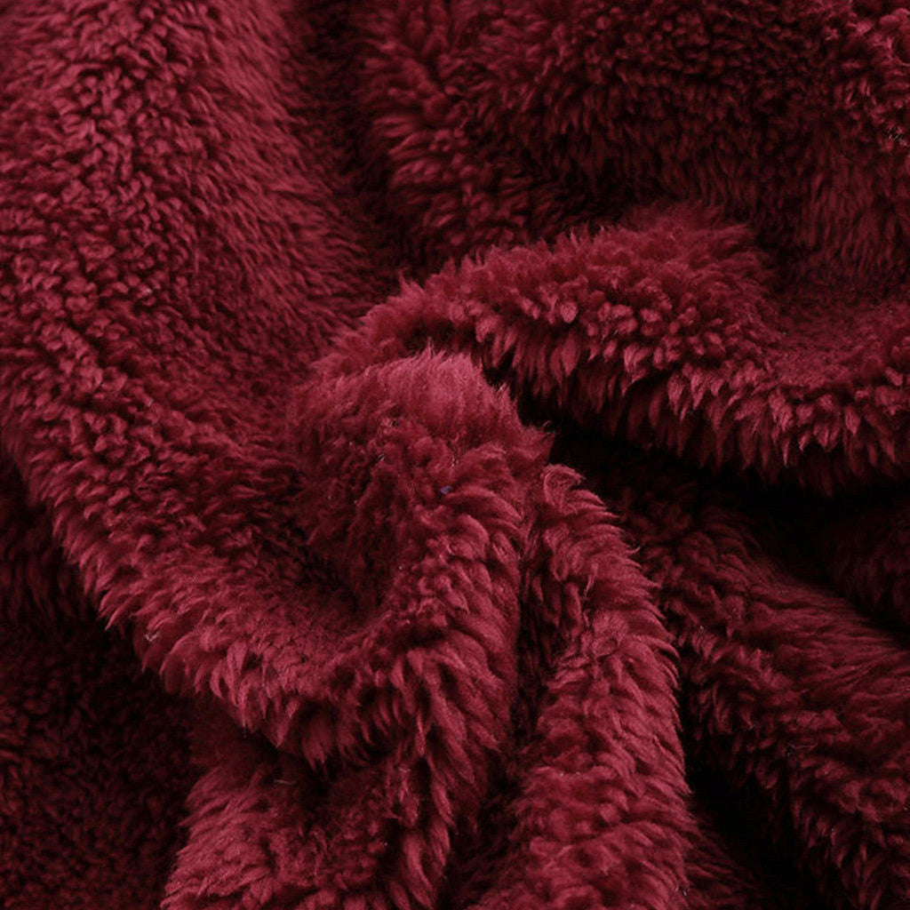 Manteau d'hiver chaud à capuche en peluche