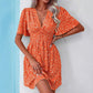 Robe confortable et décontractée à manches courtes pour femme