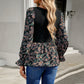 Women's Fashion Temperament Leisure Long-sleeved Printed Top