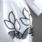 High Waist Short Niche Design Feeling Versatile Lantern Sleeve