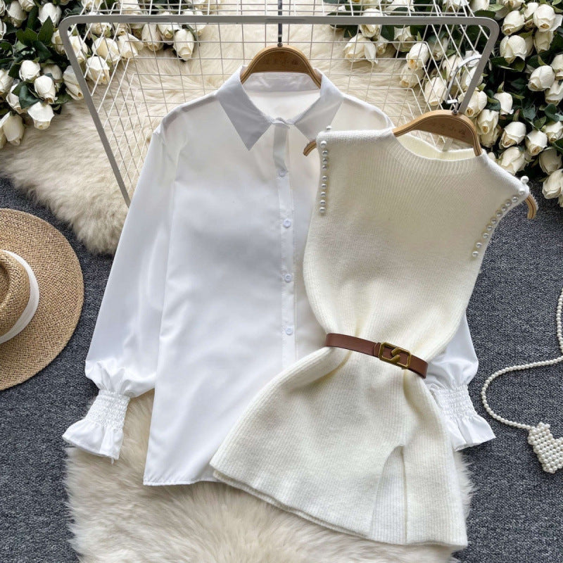 Two-piece Horn Anti-aging Fashion Vest
