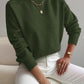Autumn And Winter Half-high Collar Pullover Women's Fashion Solid Color Loose Knitted Top