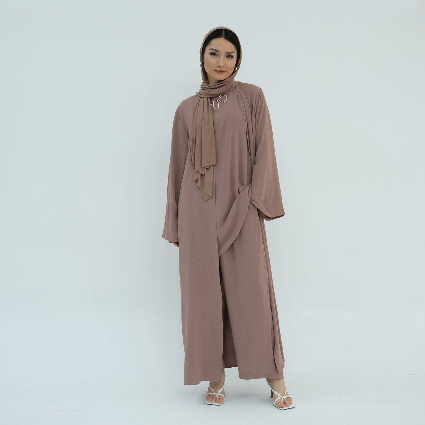 Women's Turkish Solid Color Three-piece Set Suit